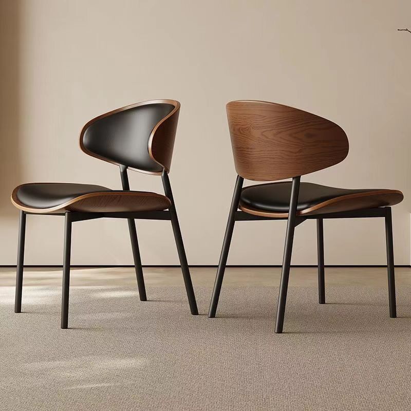 Luxury leather dining chairs 